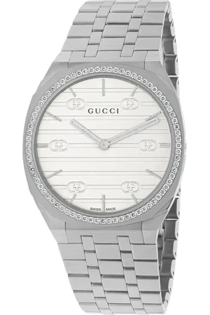 Gucci 34mm stainless steel multi layered case