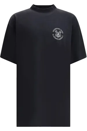 Balenciaga T-Shirts, male, , M, Wash Logo Avenue T-shirt