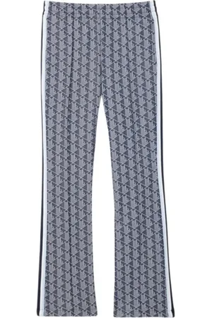 Lacoste Cotton Flared Joggers Monogram Jacquard