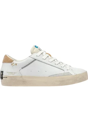 Crime london Sneakers, female, , 6 UK, Distressed Trainers Leather Vintage Style