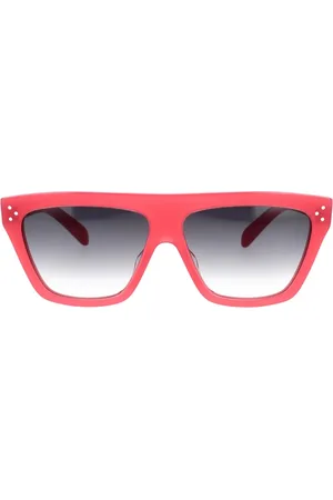 Céline Square Sunglasses Raspberry Frame