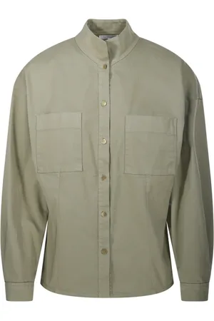 FORTE FORTE Shirts, female, , S, Olive Collar Shirt