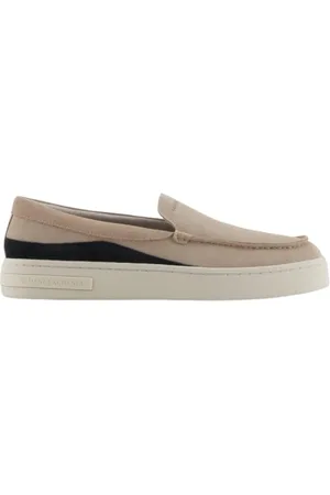 Armani Exchange Flat Shoes in Dove Grey
