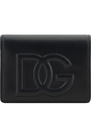 Dolce & Gabbana Luxury Leather Wallet with Snap Closure