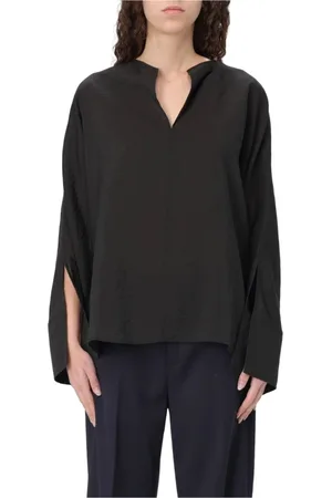 Dondup Lyocell Cotton Shirt V-Neck Box Model