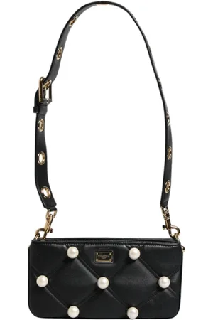 Dolce & Gabbana Shoulder Bags, female, , ONE SIZE, Leather Pearl Shoulder Bag