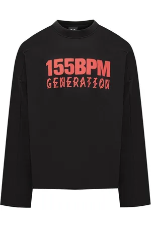 44 Label Group Cotton Jumper with Front and Back Print