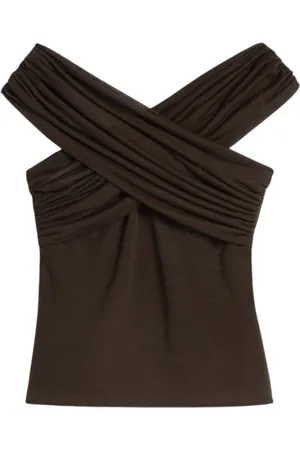Ami Drapped Top