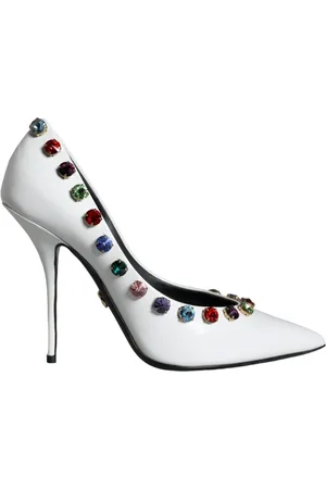 Dolce & Gabbana Pumps, female, , 6 UK, Crystal Leather High Heel Pumps