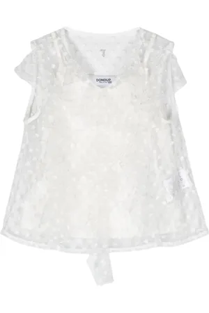 Dondup Blouses, female, , 14 Y, Girl Shirt Stylish Certified Product