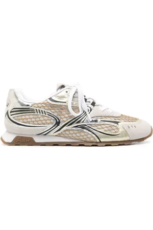 Ash Sneakers, female, , 6 UK, Bianco e Argento Trainers Women