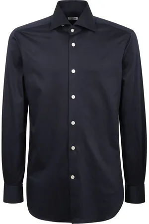 Kiton Regular Fit French Collar Shirt