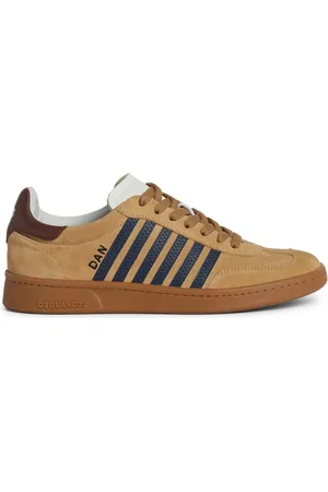 Dsquared2 Sneakers, male, , 6 UK, Beige Blue Trainers M2969