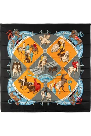 Hermès Pre-owned Scarves, female, , ONE SIZE, Pre-owned Silk scarves