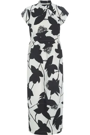 Bitte Kai Rand Seersucker Bloom Dress with Oriental Flair