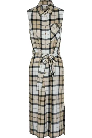 Barbour Agnes Midi Dress in Tartan