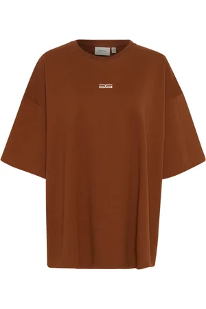 Gestuz T-Shirts, female, , M/L, Sporty Tee Blouse Sorrel Horse
