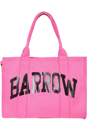 BARROW Bags, female, , ONE SIZE, Fuchsia Canvas Casual Bag with Smiley