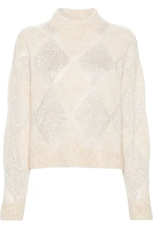 Brunello Cucinelli Turtlenecks, female, , M, High Neck Jumper