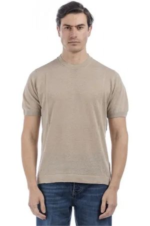 Circolo Round-neck Knitwear, male, , XL, Linen Cotton T-shirt