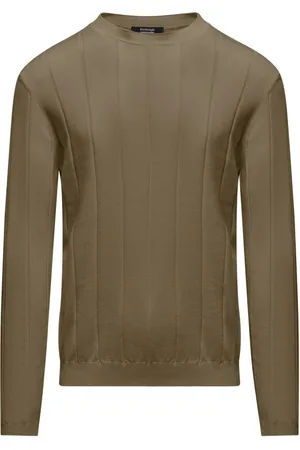Bomboogie Cotton Jumper with Wide Ribs