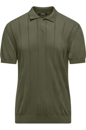 Bomboogie Round-neck Knitwear, male, , L, Cotton Jumper with Wide Ribbed Collar