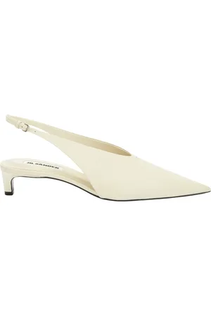 Jil Sander Chalk Slingback Sandals