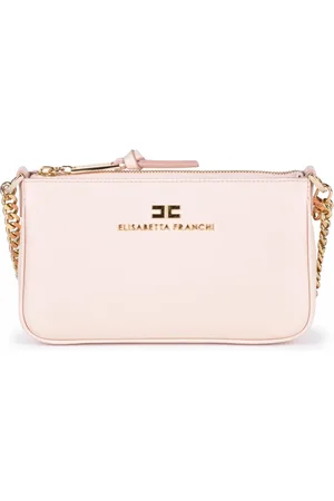 Elisabetta Franchi Shoulder Bags, female, , ONE SIZE, Leather Crossbody Bag with Zipper Closure