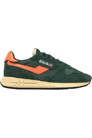 Autry Sneakers, female, , 6 UK, Reelwind Low Trainers in Bottle and Orangeade