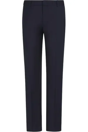 Emporio Armani Chino Style Trousers Lightweight Twill