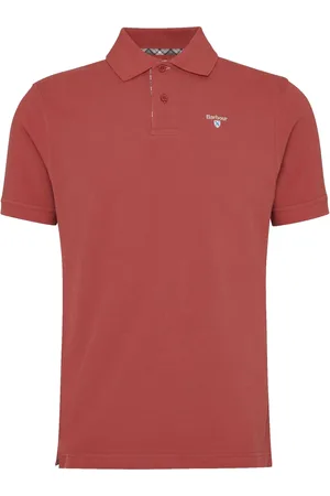 Barbour Tartan Pique Polo Shirt Spice