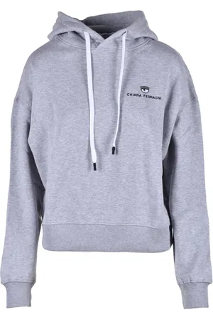 Chiara Ferragni Hoodies, female, , M, Cotton Sweatshirt - Model: Felpa