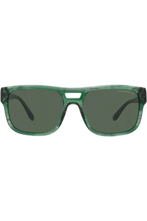 Emporio Armani Sunglasses, unisex, , 57 MM, Striped Sunglasses Rectangular Style