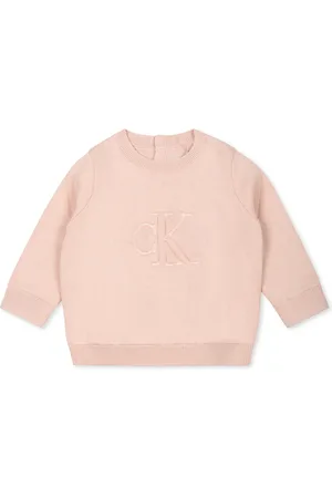 Calvin Klein Cotton Jumper with Logo Embroidery