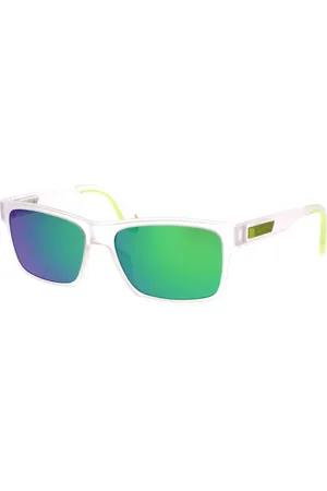 adidas Sporty Sunglasses Green/Blue Mirrored Lenses