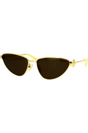 Bottega Veneta Cat-eye sunglasses with metal frame