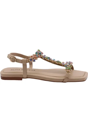 Alma en Pena Flat Sandals, female, , 4 UK, Padus Sandal