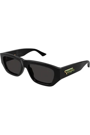 Bottega Veneta Sunglasses, unisex, , 55 MM, Square Frame Sunglasses with Metal Fringes