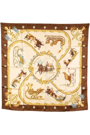 Hermès Pre-owned Scarves, female, , ONE SIZE, Pre-owned Silk scarves