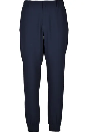 Emporio Armani Sweatpants, male, , M, Comfort Fit Wide Leg Trousers with Elastic
