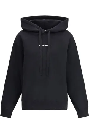 Jil Sander Minimalist Hoodie with Signature Print