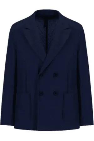 Harris Wharf London Blazers, male, , 3XL, Double-breasted royal blazer