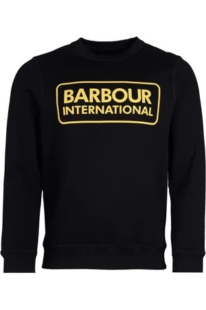 Barbour Sweatshirts, male, , 2XL, Logo Sweatshirt with Raglan Sleeves