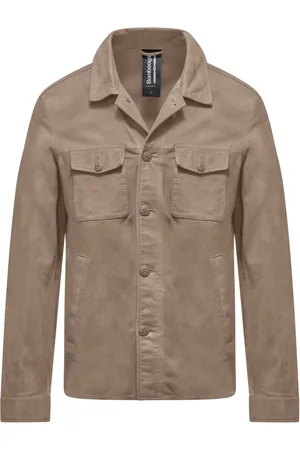 Bomboogie Leather Jackets, male, , XL, Wed Leather Shirt Jacket