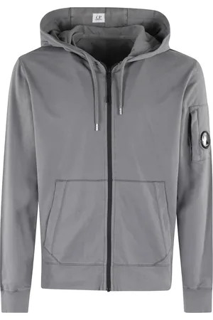 C.P. Company Cozy Zip-Up Hooded Fleece Jacket