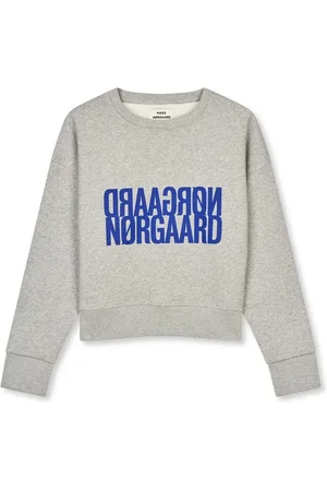 Mads Norgaard Boxy Sweatshirt with Cool Print