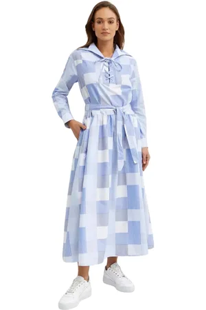 Kenzo Maxi Patchwork Cotton Dress
