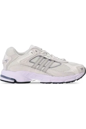 adidas White Silver Trainers