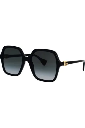 Gucci Sunglasses, female, , 56 MM, Square Sunglasses with GG Mini Running Logo
