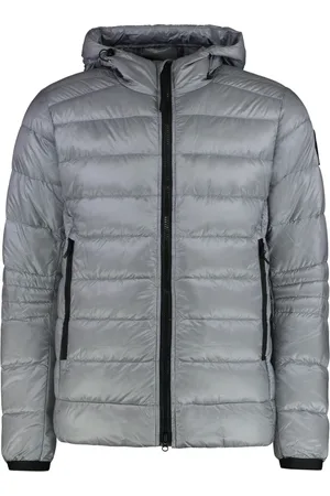 Canada Goose Winter Jackets, male, , M, Black Label Down Jacket with Hood